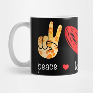 Peace Love Clumber Spaniel Dog - Clumber Spaniel Dog lover Mug